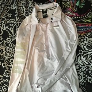 Pink perrywinkle sports 3/4 zip jacket